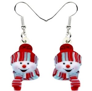 3 for $15 Snowman Acrylic Dangle Earrings